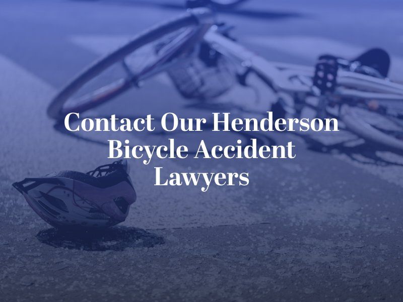 Henderson bicycle accident attorney